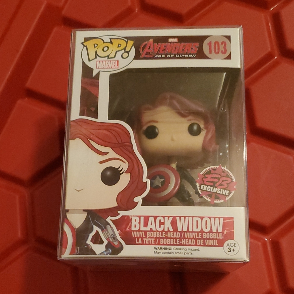 Avengers Age Of Ultron Black Widow #103 Eb Exclusive Funko Pop